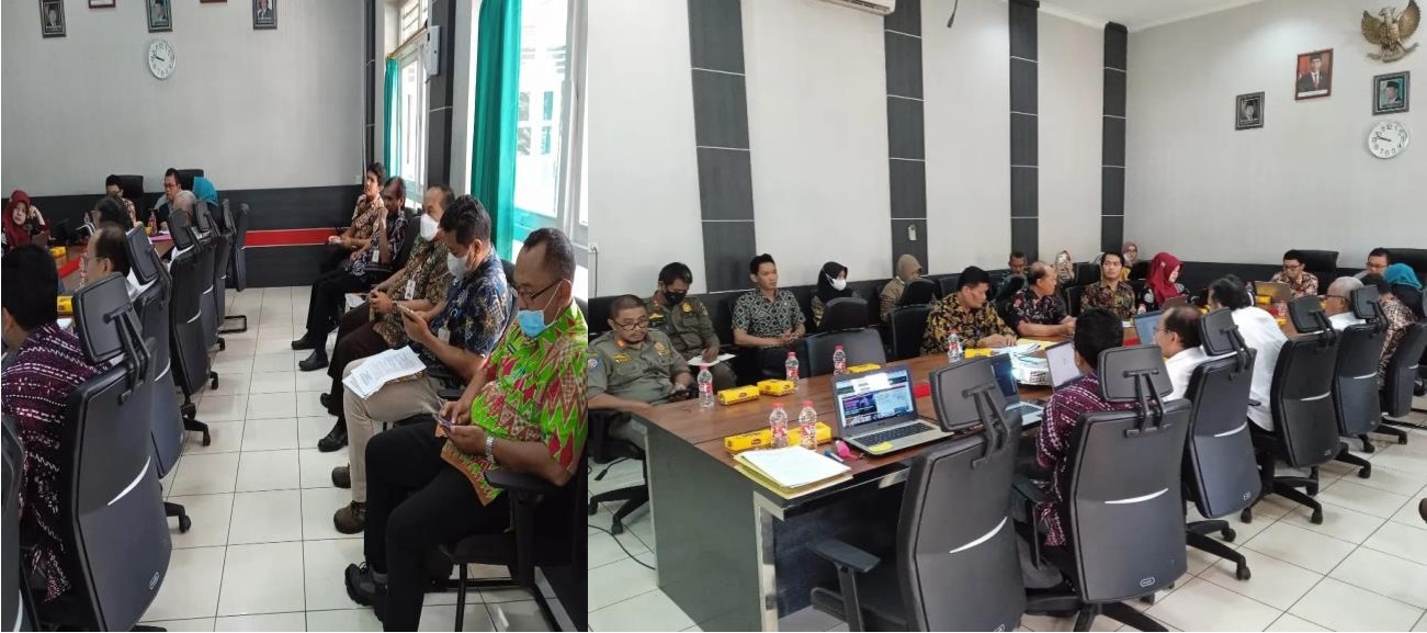 Rapat Kajian Produk Hukum Daerah (Perda dan Perbub) yang berdampak dengan berlakunya Undang-Undang Nomor 11 Tahun 2020 tentang Cipta Kerja dan Peraturan Pelaksanaannya