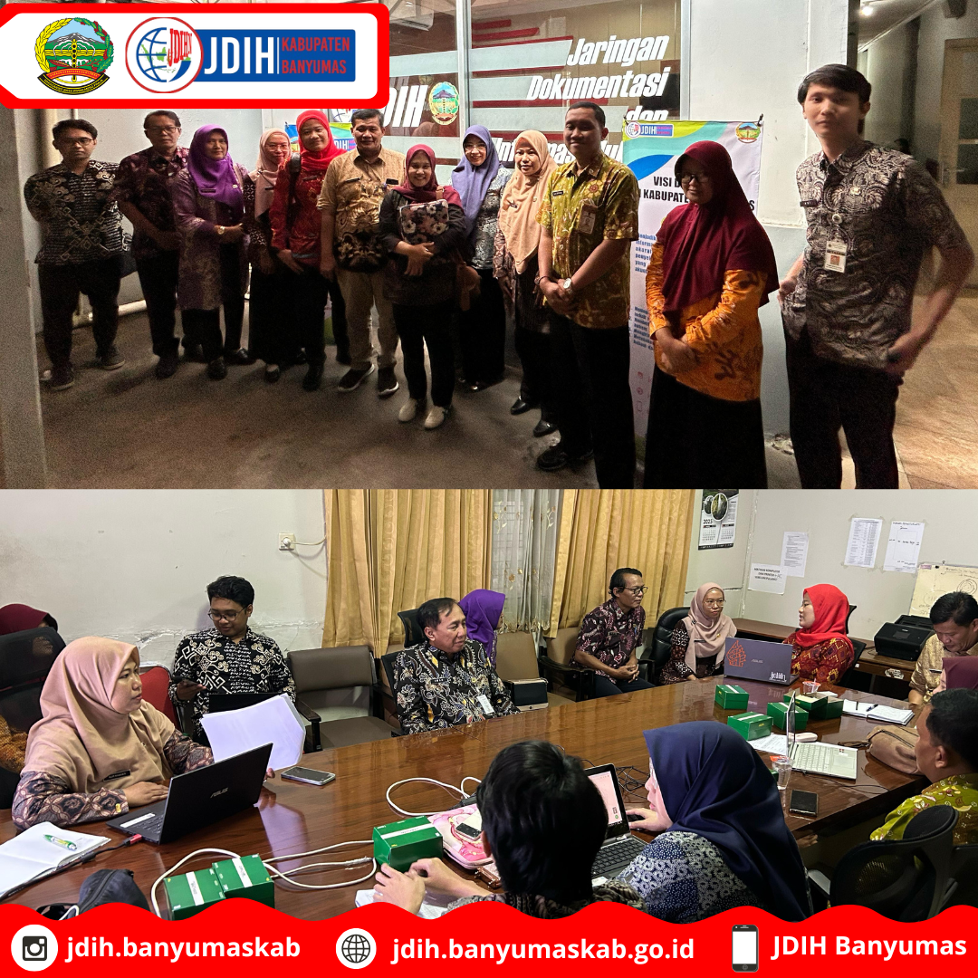 Monitoring dan Evaluasi JDIH Banyumas