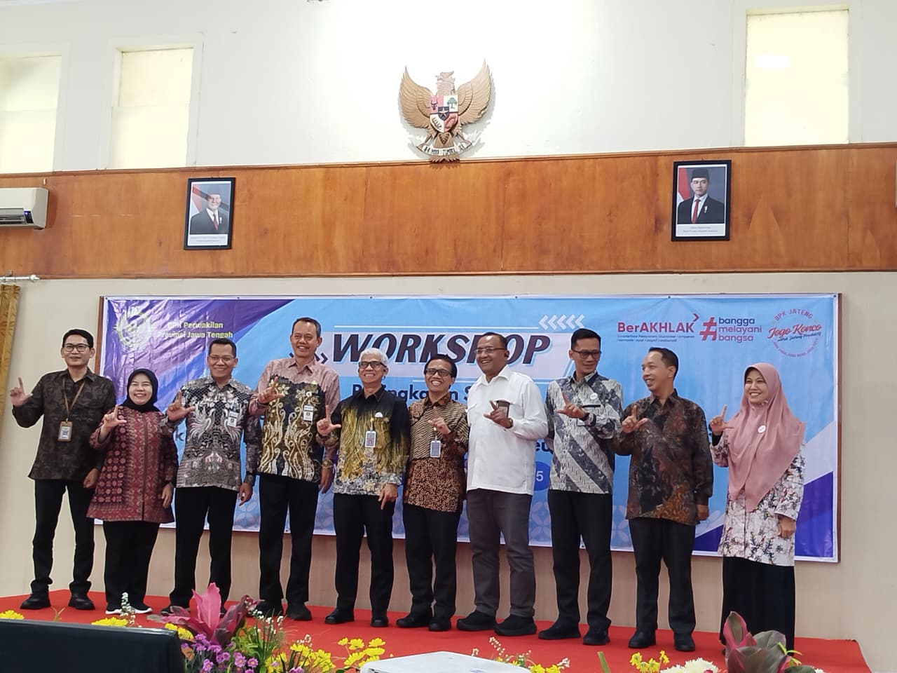 Workshop Bidang Hukum bersama Badan Pemeriksa Keuangan Perwakilan Jawa Tengah